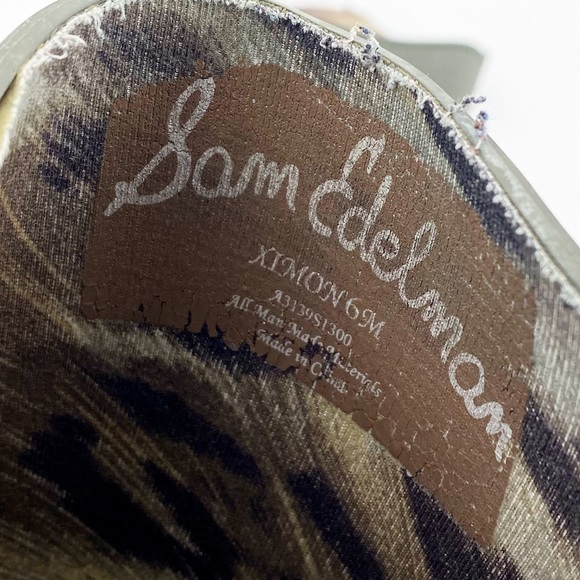 Sam Edelman Wellies Rain Boots Olive Equestrian 6M - Picture 5 of 9